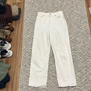 Levi’s rib cage straight ankle jeans